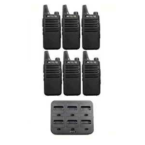 Portofoonset basic 6 stuks huren bij PartyHuren