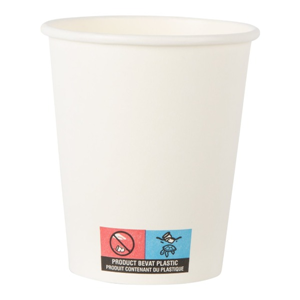 Set van 60 Witte Koffiebekers 225 ml Kopen bij Partyhuren - Perfect voor Grote Bijeenkomsten!