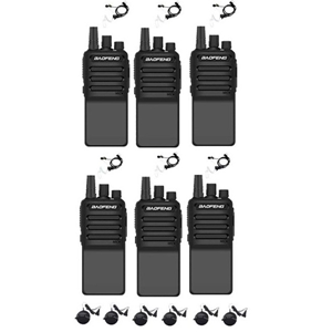 Set van 6 stuks Baofeng portofoon
