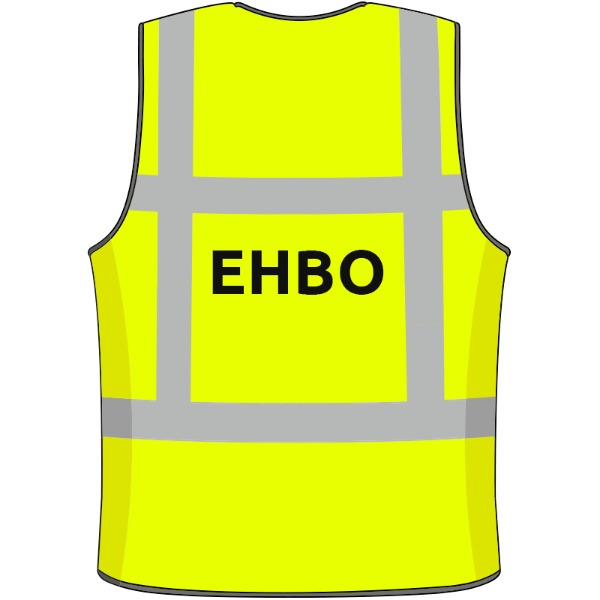 EHBO hesje geel huren bij PartyHuren  Zichtbaarheid en veiligheid gegarandeerd