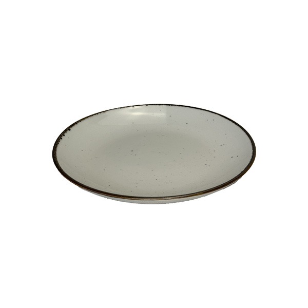 Emma bord 21cm wit - PartyHuren