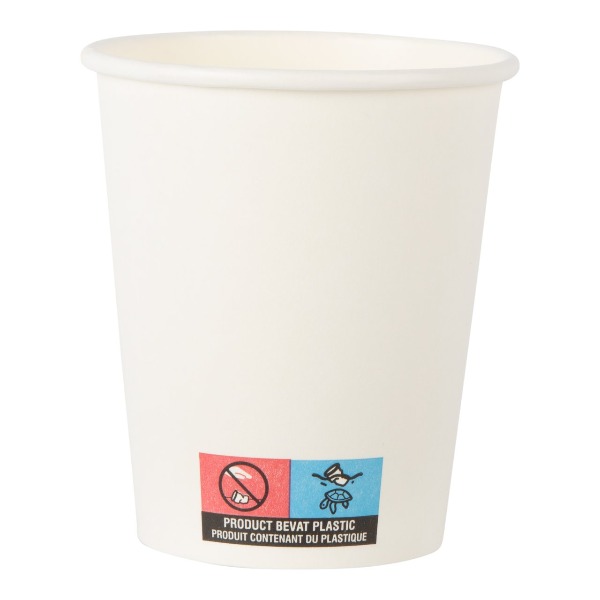 Set van 60 Witte Koffiebekers 225 ml Kopen bij Partyhuren - Perfect voor Grote Bijeenkomsten!
